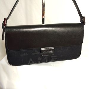 ST. JAMES Black Leather purse